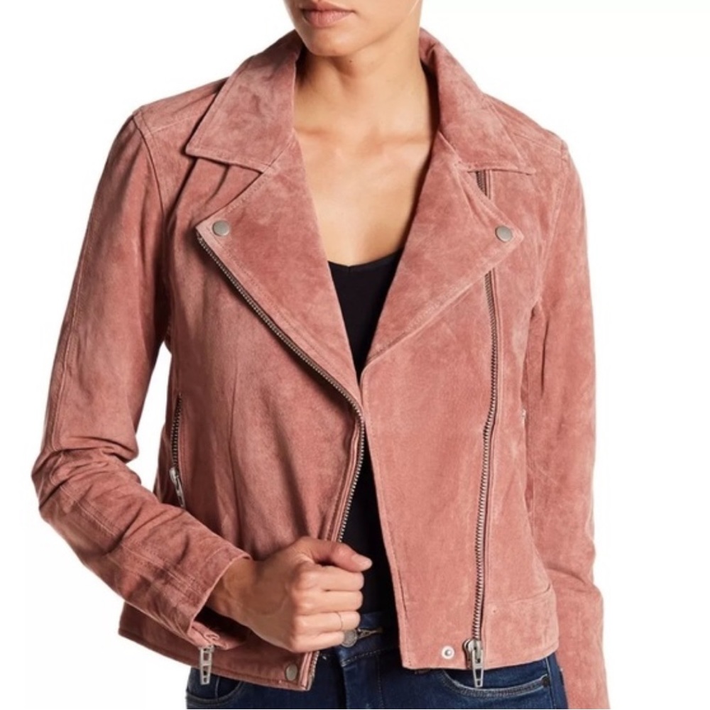 BlankNYC Coral Cedar Rare Suede Jacket